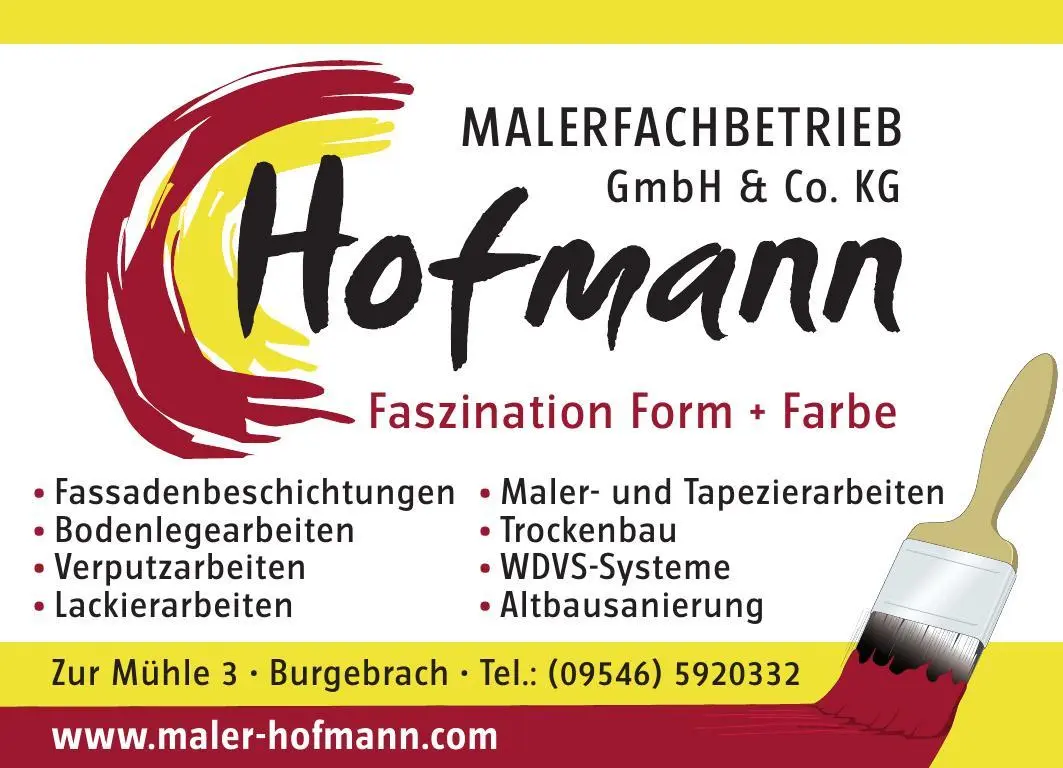 Logo der Firma Malerfachbetrieb Hofmann GmbH & Co. KG